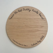Load image into Gallery viewer, Birthday Gift for Dad, Daddy Birthday, Personalised Gift, Hand Print Keepsake, Present from Kids to Dad, DIY Gifts for Dad, Baby Handprint