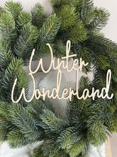 Load image into Gallery viewer, Christmas House Number Sign, Family Wreath Sign, Christmas at the Wreath Sign, Christmas at the, Personalised Wreath Sign
