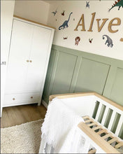 Load image into Gallery viewer, Name Letters Bedroom, Large Wooden Letters, Nursery Name Sign, Bedroom Accessories, Childrens Room Decor, Oak, Light Wood, Walnut Wood