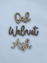 Load image into Gallery viewer, 15cm Wooden Letters, Nursery Name Sign, Oak Alphabet Signs, Baby Room Letters, Wood Wall Hangings, Wood Letters, Childs Name Sign