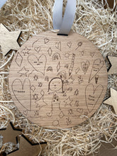 Load image into Gallery viewer, Gift for Mummy, Mother' Day 2024, Children's Drawing Engraved, Thoughtful Keepsake Gift, Gift for Grandma, Gift for Family, Present for Mum