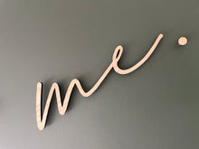 Load image into Gallery viewer, Above Bed Wall Decor, Dream of Me, Bedroom Wall Art, Wooden Signs, Bedroom Decor, Wall Quote Plaque, Wooden Words, Bedroom Accessories