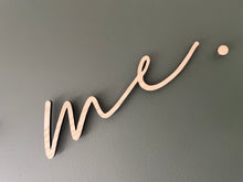 Load image into Gallery viewer, Above Bed Decor, Dream of Me, Bedroom Wall Art, Wooden Signs, Bedroom Decor, Wall Quote Plaque, Wooden Words, Bedroom Accessories