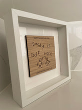 Load image into Gallery viewer, Christmas Gift For Dad, Personalised Gift from Daughter, Childrens Drawing Gift, Unique Gift for Dad, Kids Artwork, Thoughtful Gifts for Him