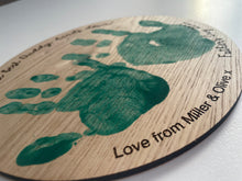 Load image into Gallery viewer, Personalised Gift for Dad, Daddy Birthday Gift, Hand Print Keepsake Gift, Gift from Kids to Dad, DIY Gifts for Dad, Baby Handprint Present