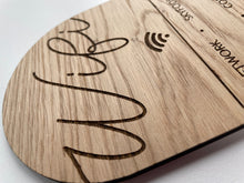 Load image into Gallery viewer, WiFi Password, Custom Wifi Sign, Wooden Internet Plaque, Personalised Holiday Let, WiFi Sign, Password Plaque, Air BNB Signage, Home Gift