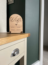 Load image into Gallery viewer, WiFi Password, Custom Wifi Sign, Wooden Internet Plaque, Personalised Holiday Let, WiFi Sign, Password Plaque, Air BNB Signage, Home Gift