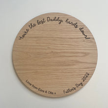 Load image into Gallery viewer, Personalised Gift for Dad, Daddy Christmas Gift, Hand Print Keepsake Xmas, Gift from Kids to Dad, DIY Gifts for Dad, Baby Handprint Present