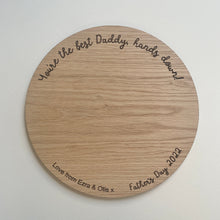 Load image into Gallery viewer, Children's Handprint Gift, Fathers Day Present, Gift for Dad, Baby Handprint Present, Gift for Her, Personalised Gift, Gift for Him