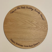 Load image into Gallery viewer, Children's Handprint Gift, Fathers Day Present, Gift for Dad, Baby Handprint Present, Gift for Her, Personalised Gift, Gift for Him