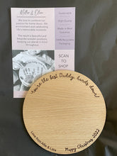 Load image into Gallery viewer, Personalised Gift for Daddy, Hand Print Keepsake Gift, Gift from the Kids , DIY Gifts for Dad, Baby Handprint Present
