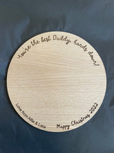 Load image into Gallery viewer, Personalised Gift for Daddy, Hand Print Keepsake Gift, Gift from the Kids , DIY Gifts for Dad, Baby Handprint Present