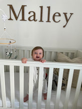 Load image into Gallery viewer, 15cm Wooden Letters, Nursery Name Sign, Oak Alphabet Signs, Baby Room Letters, Wood Wall Hangings, Wood Letters, Childs Name Sign