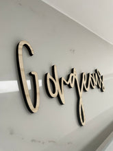 Load image into Gallery viewer, Hi Gorgeous Sign, Mirror Quote, Wooden Bedroom Sign, Dressing Room Decor, Bathroom Wall Art, Hello Beautiful, Walk in Wardrobe, New Home Art