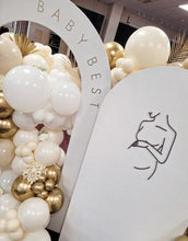 Load image into Gallery viewer, Pregnancy Silhouette Wood, Baby Shower Decorations Gender Neutral, Pregnancy Balloon, 3D Wooden Pregnant Women, Baby Shower Balloon Display