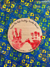 Load image into Gallery viewer, Children's Handprint Gift, Fathers Day Present, Gift for Dad, Baby Handprint Present, Gift for Her, Personalised Gift, Gift for Him