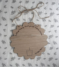 Load image into Gallery viewer, Thank You Gift Teacher, Childminder Leaving, Handprint Art, Nursery Teacher Gift, Thank you for helping me grow, Childminder Thank You Gift