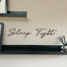 Load image into Gallery viewer, Above Bed Wall Decor, Sleep Tight, Night Night, Bedroom Wall Art, Sweet Dreams, Bedroom Decor, Wooden Words, Bedroom Accessories