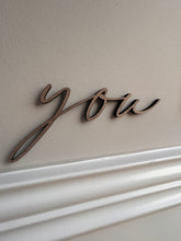 Load image into Gallery viewer, Love You Bye, Hallway Wall Art, Entrance Decor, Above Door Decor, Home Accessories, Wooden Signs,  Wall Quote Plaque, New Home Gift