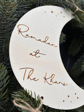 Load image into Gallery viewer, Ramadan Sign, Ramadan Wreath, SIGN ONLY, Ramadan Decoration, Family Decoration for Ramadan, Ramadan Decor (Sign Only), Wreath for Front Door