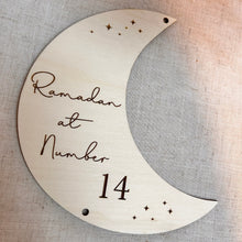 Load image into Gallery viewer, Ramadan Sign, Ramadan Wreath, SIGN ONLY, Ramadan Decoration, Family Decoration for Ramadan, Ramadan Decor (Sign Only), Wreath for Front Door