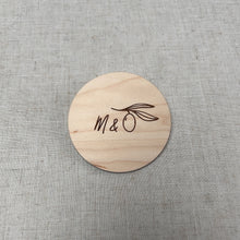 Load image into Gallery viewer, Small Logo Sign, Wooden Business Plaque, Flatlay Prop, Business Logo Photo Prop, Personalised Plaque Small Business