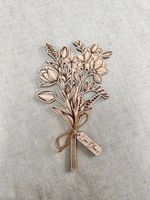 Load image into Gallery viewer, DIY Gift, Gift from Children, Wooden Flower Bouquet, Gift for Mum, Grandma, Gran, Nanny, Colour Me In