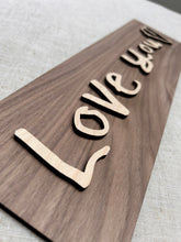 Load image into Gallery viewer, Love You Sign, Valentines Gift, From the Children, Mother's Day Gift, Gift for Daddy, Hallway Wall Art, Entrance Decor, Above Door Decor