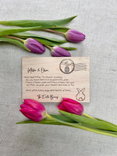 Load image into Gallery viewer, Easter Bunny Postcard, Personalised Easter Gift, Letter from Easter Bunny, Easter Rabbit Card, From the Easter Bunny, Gift For Grandchildren