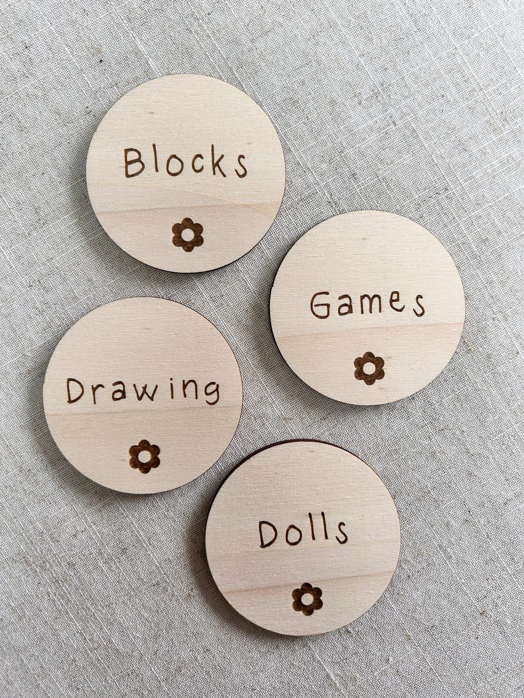 Children's Storage Tags, Wooden Name Tag, Trofast Labels, Personalised Nursery Storage , Playroom Labels, Pax Wardrobe, Toy Box Label