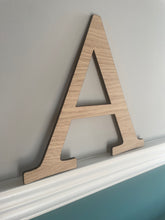 Load image into Gallery viewer, Name Letters Bedroom, Large Wooden Letters, Nursery Name Sign, Bedroom Accessories, Childrens Room Decor, Oak, Light Wood, Walnut Wood
