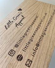 Load image into Gallery viewer, Social Media Sign, Wood Business Plaque, Gift For New Business Owner, Personalised Business Sign, Business Social Media, Business Logo Gift
