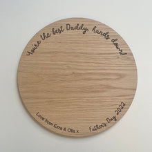 Load image into Gallery viewer, Personalised Gift for Dad, Daddy Birthday Gift, Hand Print Keepsake Gift, Gift from Kids to Dad, DIY Gifts for Dad, Baby Handprint Present
