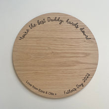 Load image into Gallery viewer, Personalised Gift for Dad, Daddy Christmas Gift, Hand Print Keepsake Xmas, Gift from Kids to Dad, DIY Gifts for Dad, Baby Handprint Present
