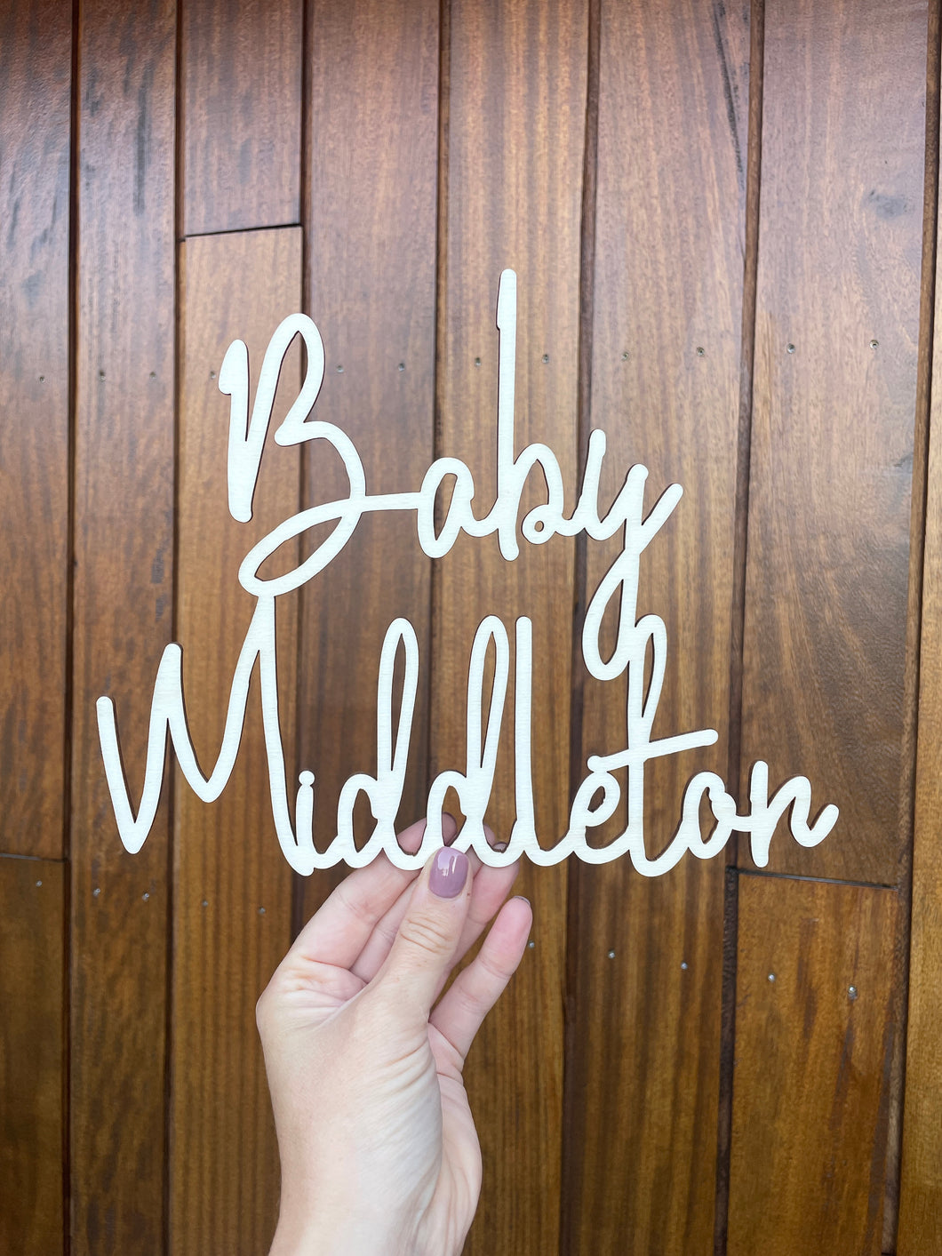 Baby Surname Gift, Personalised Wreath Sign, Baby Shower Decorations,  Sign Wooden, Personalised Wooden Sign, Baby Sprinkle Decor, Mum to be